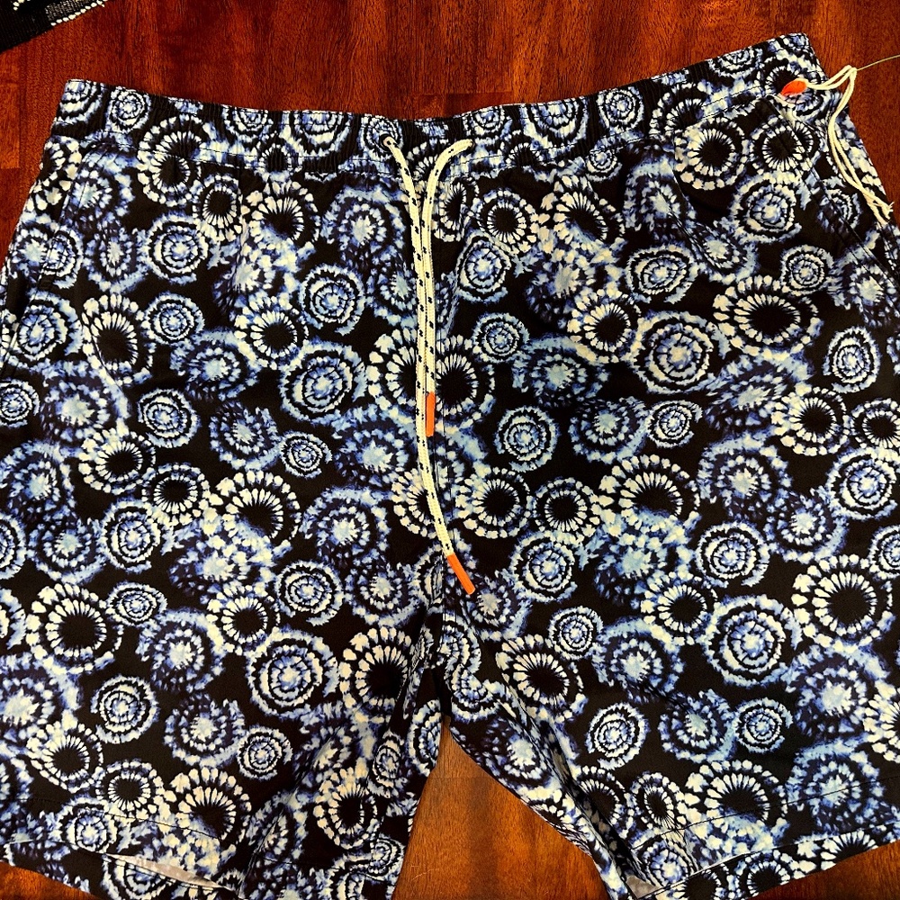 Psycho Bunny Swim Trunks Mens Size xxl  6’’ Inseam Lined Drawstring Xxl